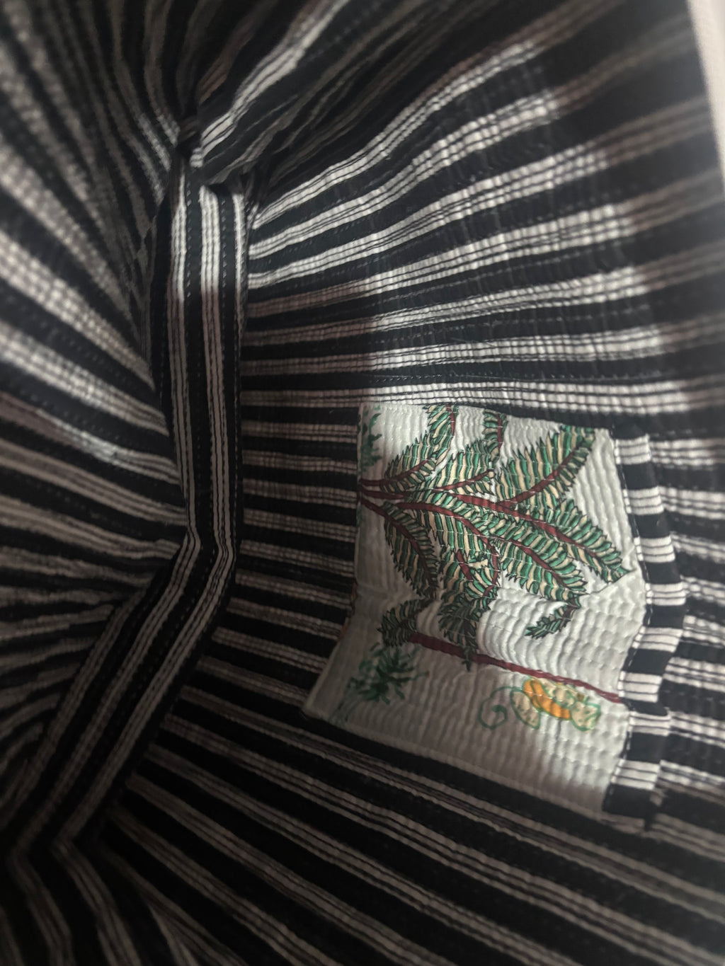 Tropical large tote bag