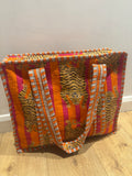 Orange tiger tote bag